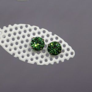 USA Handcrafted BRILLIANT Crystal Stud Earrings